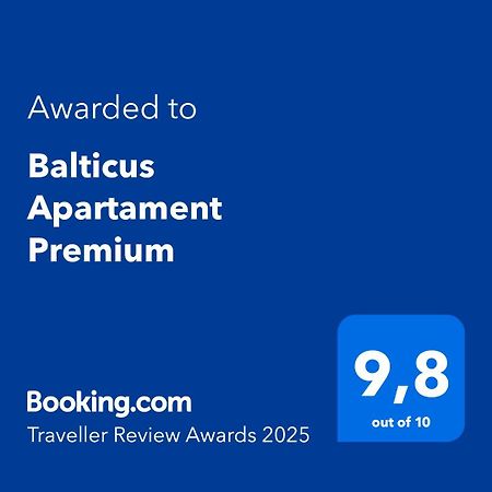 Balticus Apartament Premium ミエンジズドロイェ エクステリア 写真